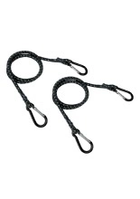 Para elastycznych linek z aluminiowymi karabińczykami Lampa (100 cm)