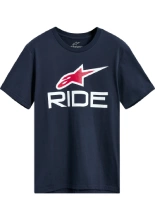 Koszulka z krótkim rękawem Alpinestars Rider 2.0 CSF niebiesko-biało-czerwona