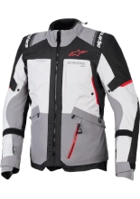 Kurtka motocyklowa tekstylna Alpinestars Andes V4 Drystar czarno-szaro-czerwona