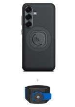 Zestaw do biegania: etui MAG na telefon Samsung Galaxy S25 (magnetyczne) oraz opaska sportowa Quad Lock