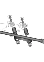 Zestaw mocujący do wspornika pod stelaż centralny Hepco&Becker Honda CRF1000L Africa Twin (16-17)