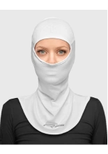 Kominiarka motocyklowa termoaktywna Redline Outlast 2.0 z miejscem na kucyk biała