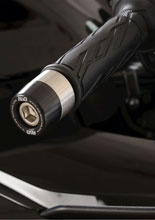 Koncówki kierownicy motocyklowej R&G Racing Suzuki GSX-R 1300R Hayabusa (21-) srebrno-czarne