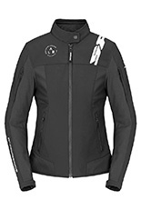 Kurtka motocyklowa damska tekstylna Spidi Corsa Tex czarno-biała