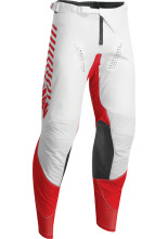 Spodnie cross Thor Hallman Differ Slice biało-czerwone