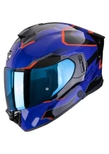 Kask integralny Scorpion EXO-530 AIR Clip niebiesko-czarno-czerwony