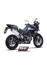 Tłumik SC-Project, Oval, Titanium / Carbon (Slip-On) - Triumph Tiger 900 [20-22]