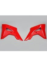 Osłony chłodnicy UFO do Hondy CRF 250RX (19-21), CRF 450RX (17-20) czerwone