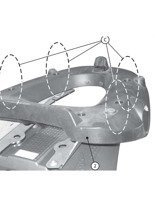Stelaż GIVI pod kufer centralny Monolock do Hondy XL 700V Transalp (08-13) [płyta montażowa w zestawie]