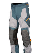 Spodnie motocyklowe tekstylne Klim Baja S4 niebiesko-pomarańczowe