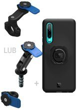 Zestaw na motocykl: etui na telefon Huawei P30 + wodoodporny pokrowiec + mocowanie Quad Lock