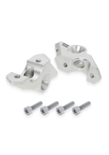 Podwyższenie kierownicy Hepco&Becker BMW R 1300 GS (23-) [30 mm w górę, 33 mm w tył] srebrne