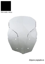 Szyba motocyklowa MRA "TM" BMW F 800 GS (24-) czarna