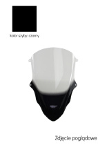 Szyba motocyklowa MRA Racing "R" Triumph Daytona 675 R (13-) czarna