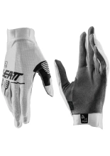 Rękawice cross dziecięce Leatt Moto 1.5 Mini/ Junior biało-szare