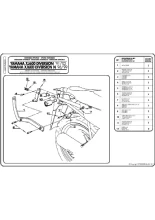 Stelaż pod kufer centralny Monolock, Monokey Kappa Yamaha XJ 600 Diversion (91-03) [bez płyty montażowej]