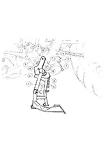 Podstawka centralna Hepco&Becker do Kawasaki KLV 1000 [04-05]