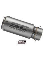 Tłumik uniwersalny CR-T TYTAN z siatką tytanową na wylocie tłumika SC-Project (Średnica wlotowa 70 mm)
