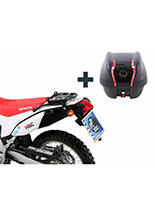 Zestaw: kufer centralny Journey 30 + stelaż Hepco&Becker Honda CRF 250 L (12-21) / Rally (17-21)
