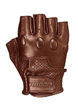Rękawice motocyklowe Racer Bubble brązowe