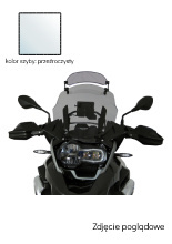 Szyba motocyklowa MRA X-Creen Sport "XCS" BMW R 1200 GS [13-21] / Adventure [14-20] przeźroczysta