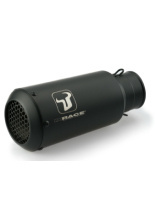 Tłumik motocyklowy IXRACE MK2 KTM 390 Adventure (22-24) czarny, z homologacją