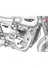 Gmol silnika Hepco&Becker Triumph Thruxton/R [16-21] chrom