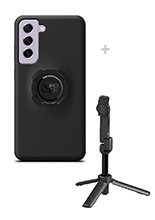 Zestaw: etui na telefon Samsung Galaxy S21FE + statyw/ selfie stick Quad Lock