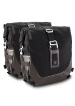 Zestaw sakw bocznych Legend Gear LC2 ze stelażami SW-Motech Royal Enfield Classic 350 (25-) czarno-brązowe [poj.: 2 x 13,5 L]