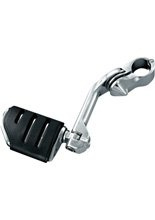 Długie spacerówki Tour-Tech z podnóżkami Trident Dually ISO Kuryakyn uniwersalne chromowane