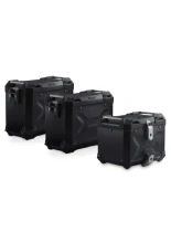 Zestaw: kufry boczne + kufer centralny TRAX ADV + stelaże SW-Motech Honda X-ADV 750 RH21 (24-) czarne