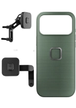 Zestaw na motocykl: etui Peak Design Mobile Everyday Fabric do smartfona Iphone 17 Pro Max z mocowaniem motocykla