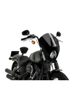 Owiewka motocyklowa sportowa PUIG Dark Night Harley Davidson Softail Street Bob FXBB (18-24) mocno przyciemniana