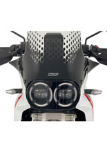 Deflektory motocyklowe WRS do szyby Ducati Desert X 937/ Rally (22-) czarne