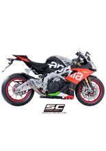 Tłumik CR-T Low Position Titanium SC-Project do Aprilia RSV4 RF/RR 2017