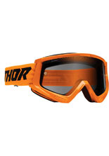 Gogle motocyklowe Thor Combat Racer Sand fluo pomarańczowo-czarne