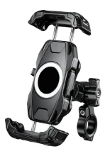 Uchwyt motocyklowy na telefon Biketec Quick Lock antywibracyjny, montowany na kierownicę czarny [Typ: R22]