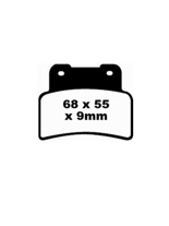 Klocki hamulcowe EBC FA432HH 68 x 55 x 9mm NA PRZÓD