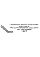 Rura łącząca Arrow ø 60mm do oryginalnych kolektorów - Aprilia RSV 4 RR/RF [15-16] / Tuono V4 1100 [15-16]