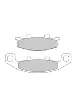 Klocki hamulcowe FERODO FDB481ST na tył