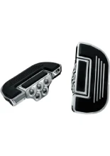 Podesty kierowcy lub pasażera Kuryakyn Premium czarno-srebrne