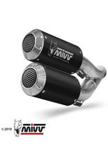 Tłumiki motocyklowe Slip-On Line (MK3) MIVV do KTM Superduke 1290 (14-19) czarne