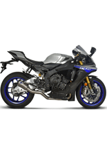 Tłumik Slip-On Termignoni GP2R - RHT tytan + Decat dekatalizator do Yamaha YZF R3 / MT03 (15-19)