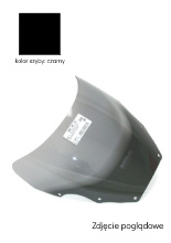 Szyba motocyklowa MRA oryginalny kształt "O" Honda CBR 600 F (99-00) czarna
