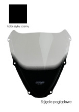 Szyba motocyklowa MRA Oryginalny kształt "O" Suzuki GSX-R 600/ 750 (08-10) czarna