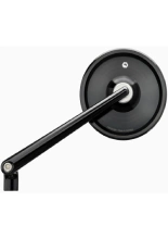 Lusterko motocyklowe uniwersalne Motogadget Mo.view Classic aluminiowe, czarne [długość ramienia: 150 mm]