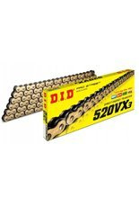 HONDA XR 250R [90-94] zestaw napędowy DID520 VX3 ZŁOTY PRO-STREET (X-ring super-wzmocniony) zębatki SUNSTAR