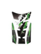 Tankpad PUIG Wings, wzór Kawasaki (czarny)