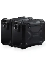 Zestaw: kufry boczne TRAX ADV + stelaże PRO SW-Motech Yamaha Tracer 7/ GT (RM55, RM56) (25-) czarne [poj.: 2 x 45 L]
