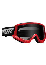 Gogle motocyklowe Thor Combat Racer Sand czerwono-szare